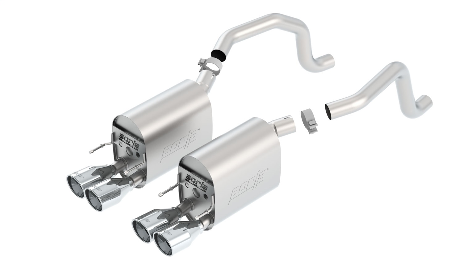 Touring Axle-Back Exhaust System, 2009-2013 Corvette C6 6.2L V8 Automatic/Manual