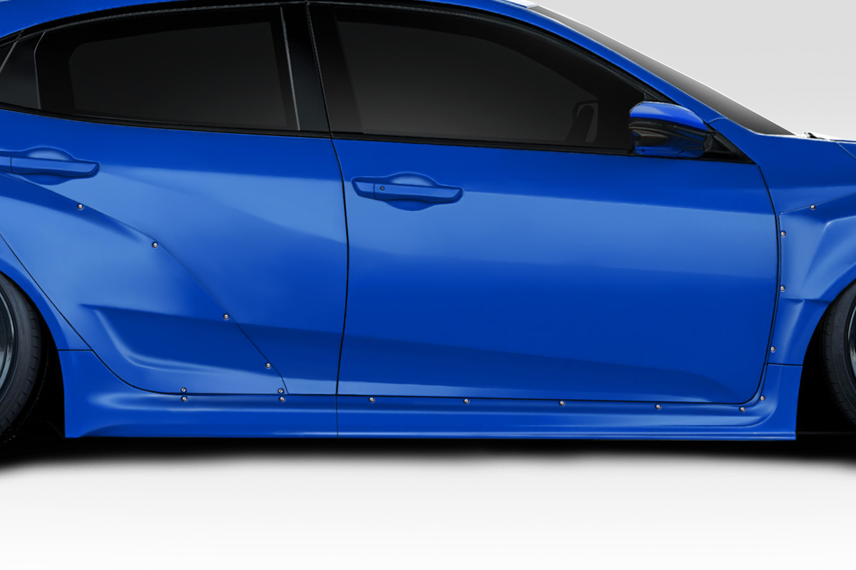 2016-2021 Honda Civic HB Duraflex Speedster Widebody Side Skirt Rocker Panels -