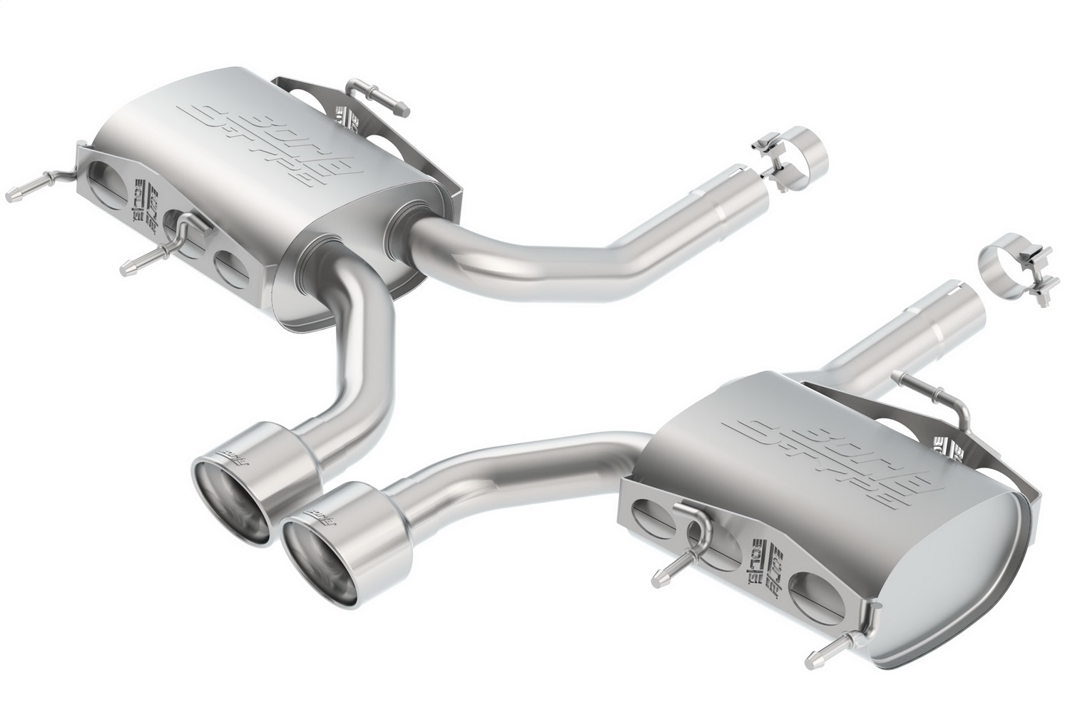 S-Type Axle-Back Exhaust System, 2001-2015 Cadillac CTS-V Coupe 6.2L V8 Automati