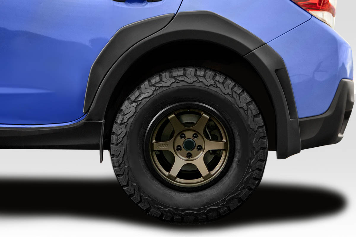 2018-2023 Subaru Crosstrek Duraflex Speedtrail Rear Fender Flares - 6 Pieces