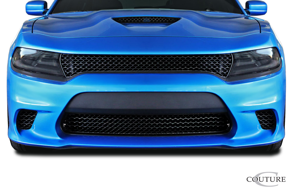 2015-2021 Dodge Charger Couture Polyurethane Hellcat Look Front Bumper Cover - 1