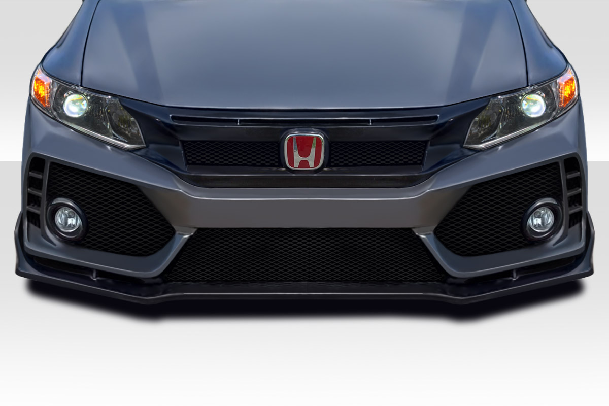 2012-2015 Honda Civic 4DR Duraflex FK8 Type R Look Front Bumper Cover - 1 Piece