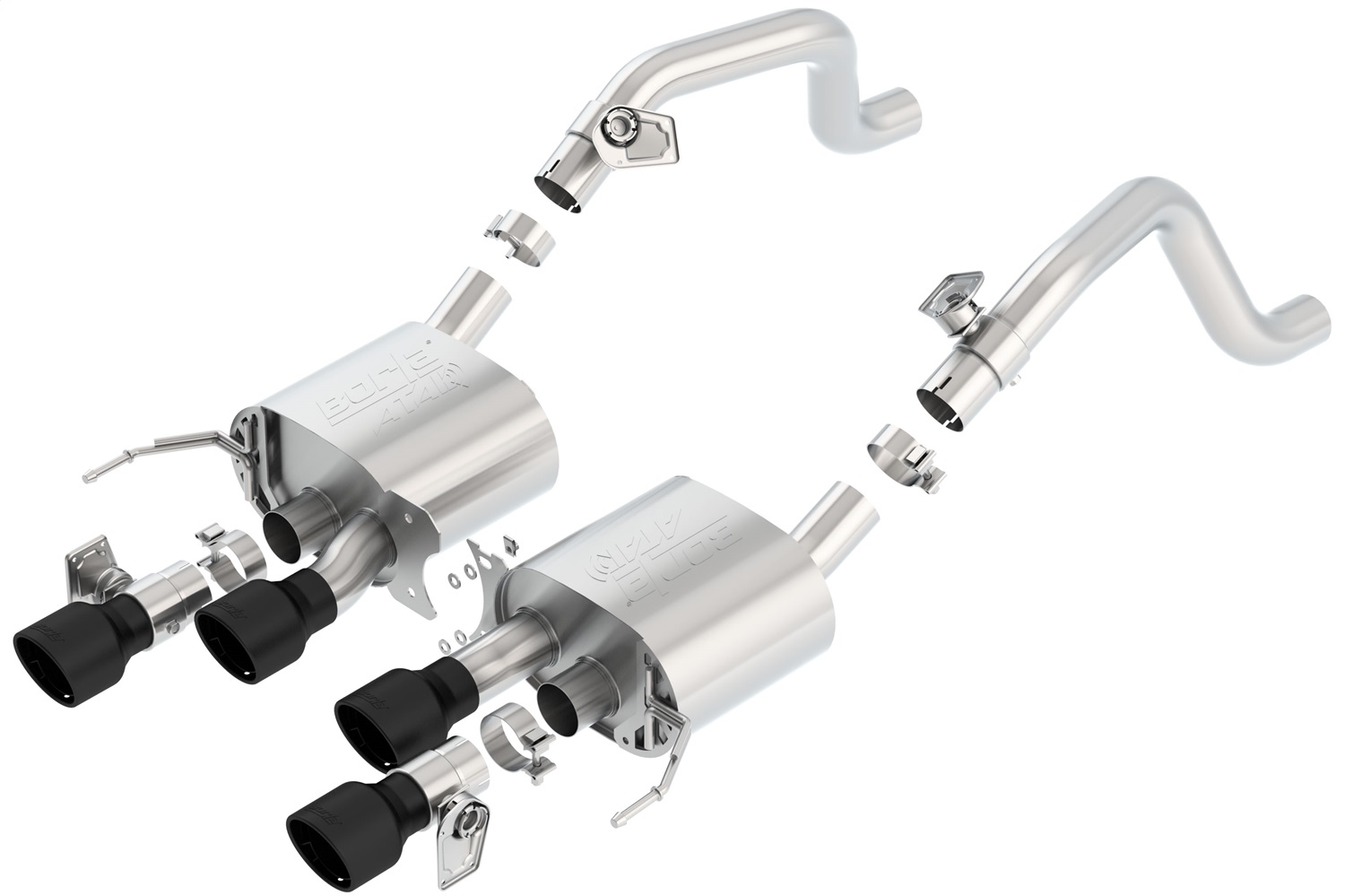 ATAK Axle-Back Exhaust System, 2014-2019 Corvette C7 6.2L V8 Automatic/Manual Tr
