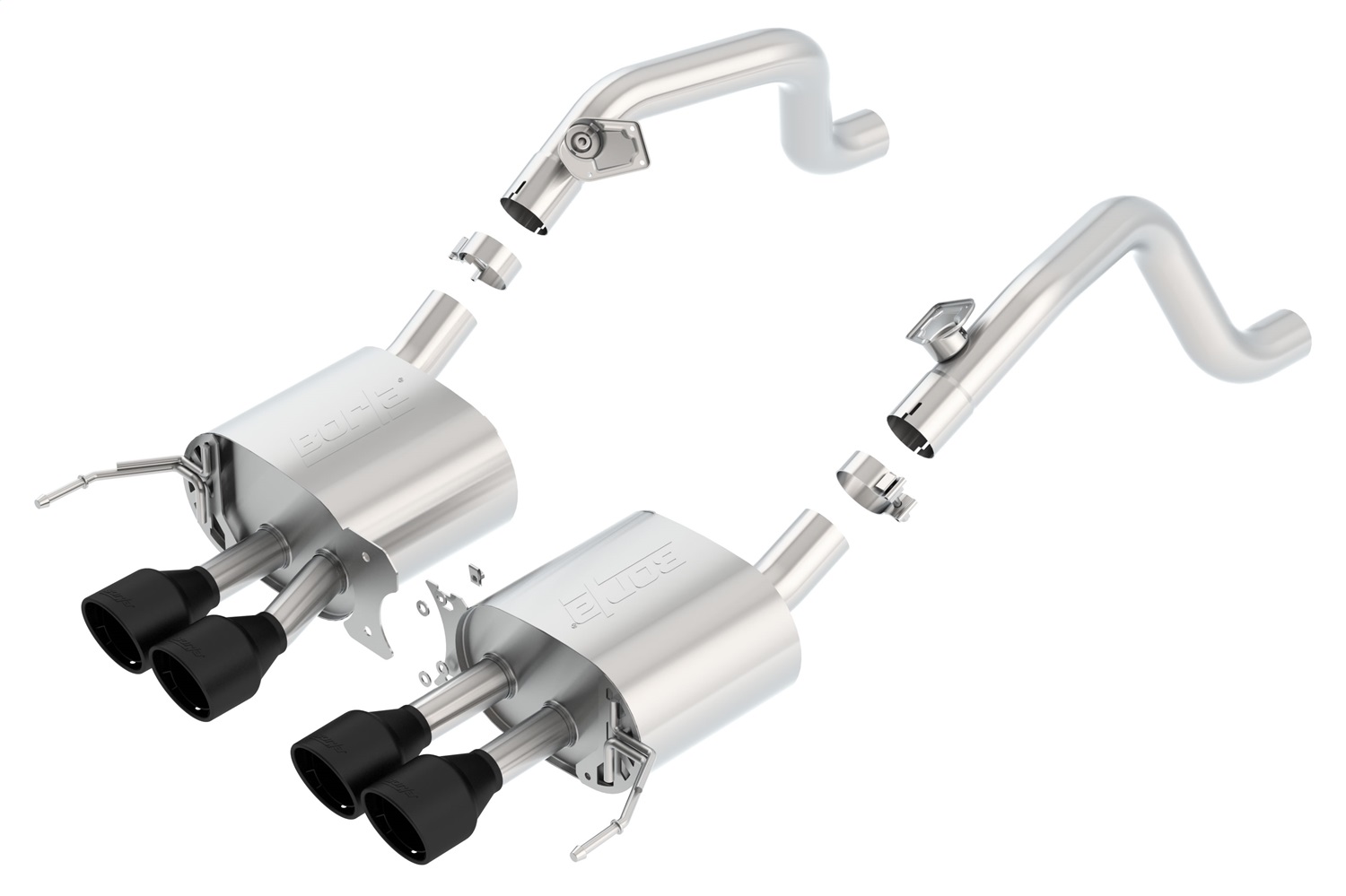 S-Type Axle-Back Exhaust System, 2014-2019 Corvette C7 6.2L V8 Automatic/Manual