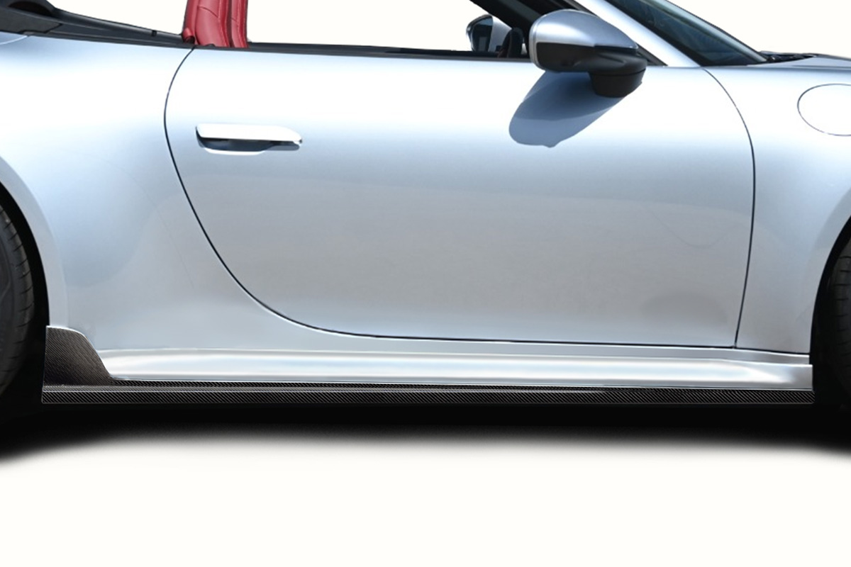 2020-2022 Porsche Carrera 911 992 Carbon Creations Taveran Side Skirt Rocker Pan