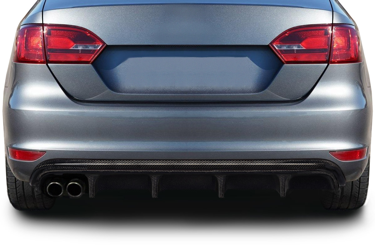 2011-2014 Volkswagen Jetta GLI Carbon Creations Circuit Rear Diffuser - 1 Piece