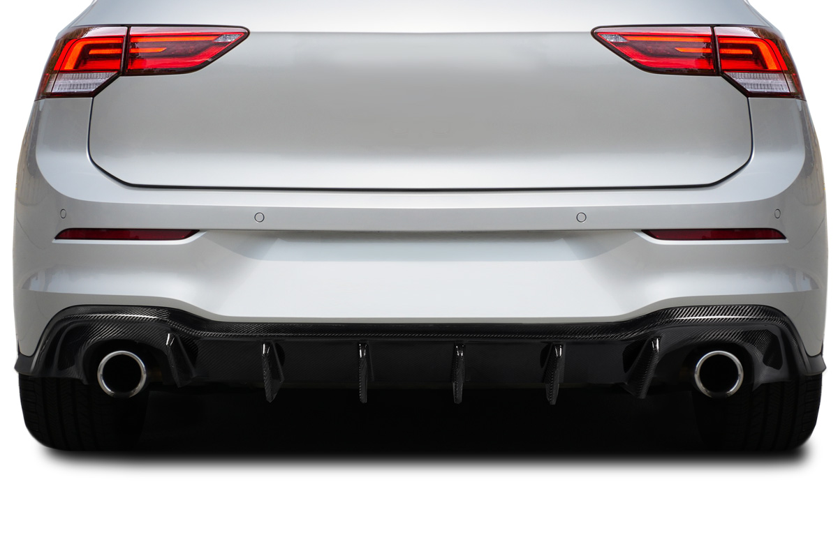 2022-2024 Volkswagen Golf GTI Carbon Creations Zamba Rear Diffuser - 1 Piece