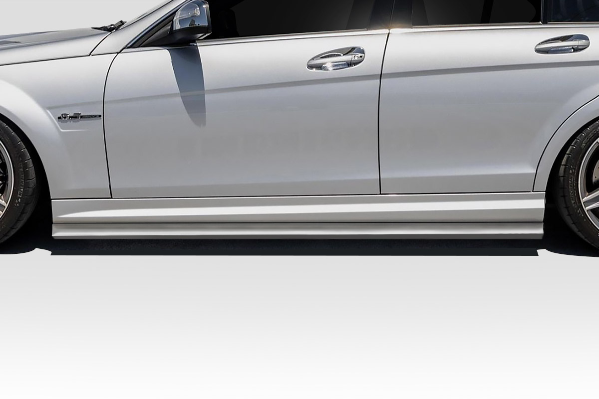 2008-2014 Mercedes Benz C Class W204 Duraflex Radian Side Skirt Rocker Panel Spl