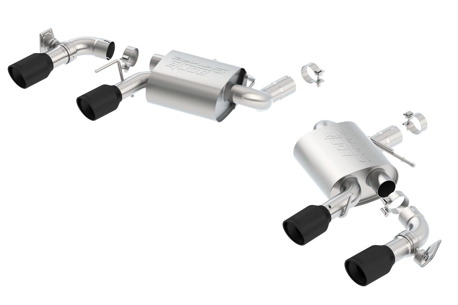 S-Type Axle-Back Exhaust System, 2016-2021 Camaro SS 6.2L V8 Automatic/Manual Tr