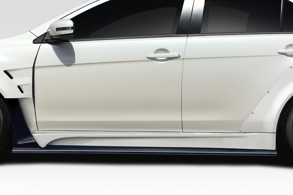 2008-2017 Mitsubishi Lancer / Lancer Evolution 10 Duraflex Vantix Side Skirt Roc