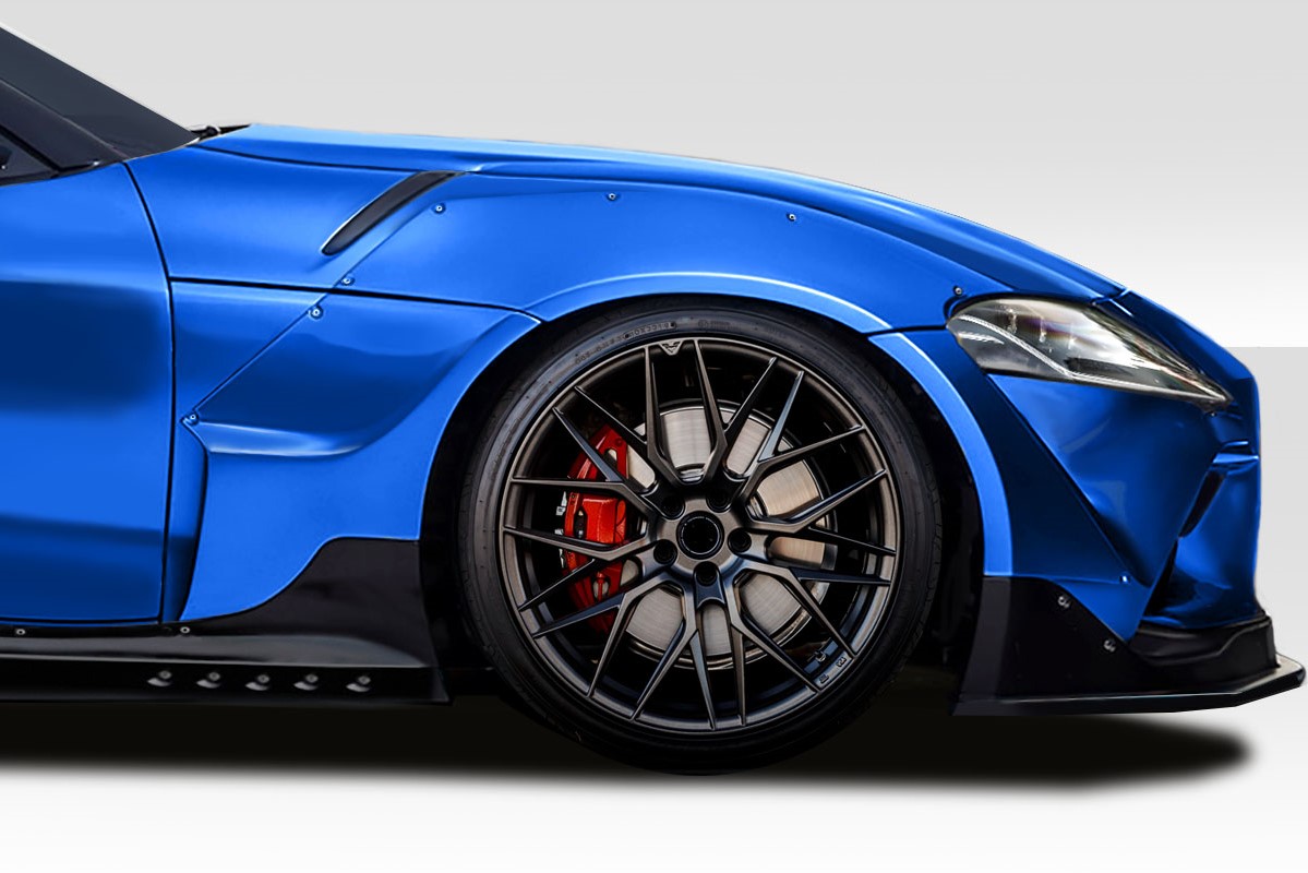 2020-2025 Toyota Supra A90 Duraflex Goblin Front Fender Flares - 6 Pieces (+70MM