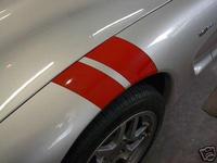 C4 or C5 Corvette Fender Decal Racing Stripes, Hash Marks, Grand Sport Stripes