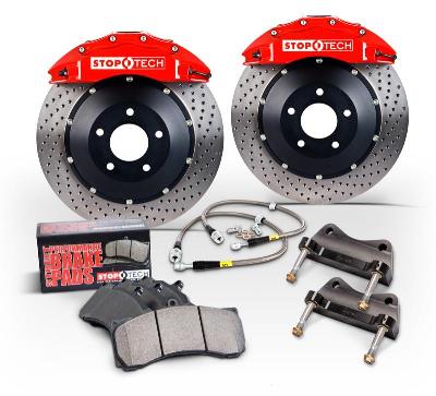 Stop-Tech Big Brake Kit, C6 Corvette ST-40 Front Silver