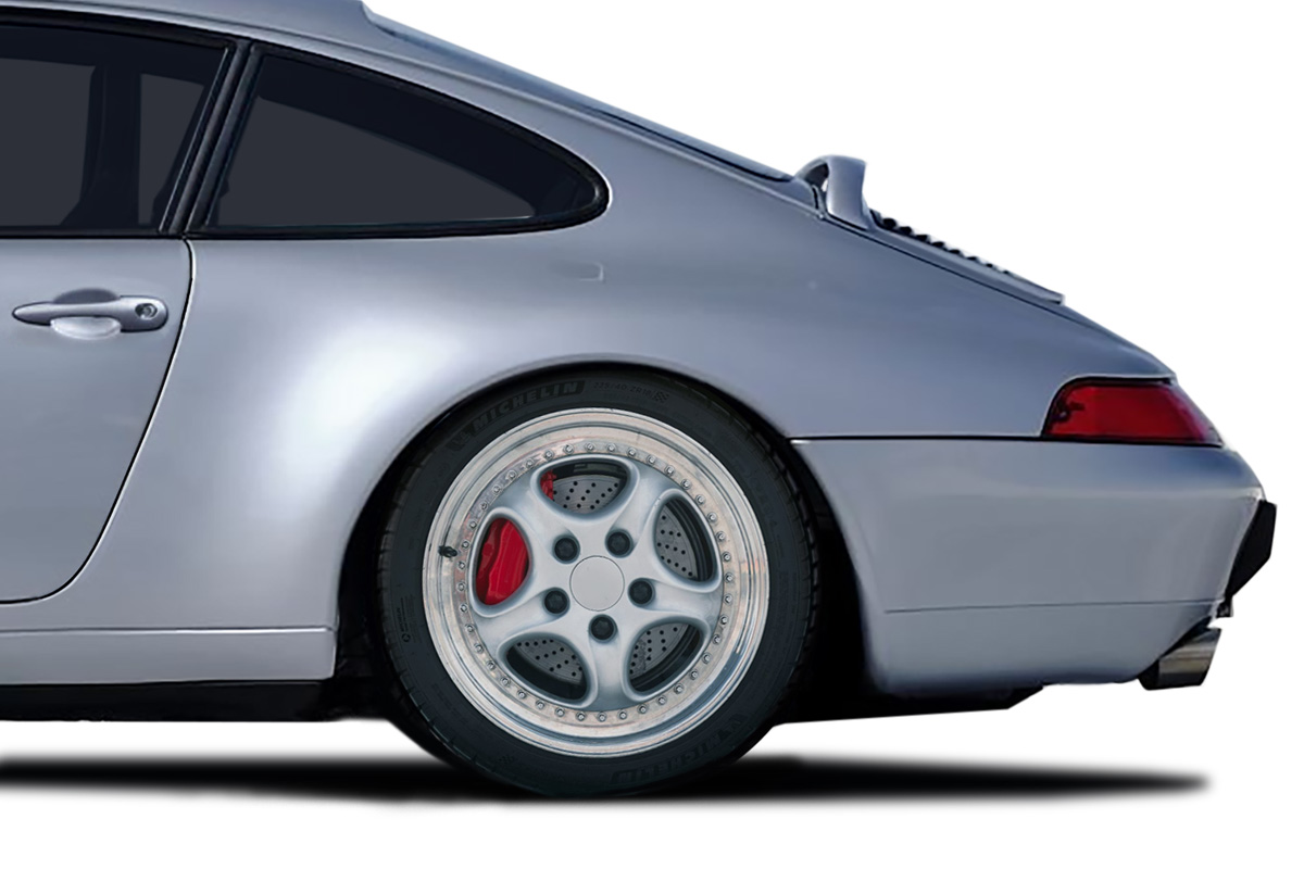 1995-1998 Porsche 911 Carrera 993 Duraflex OEM Look Rear Fenders - 2 Pieces