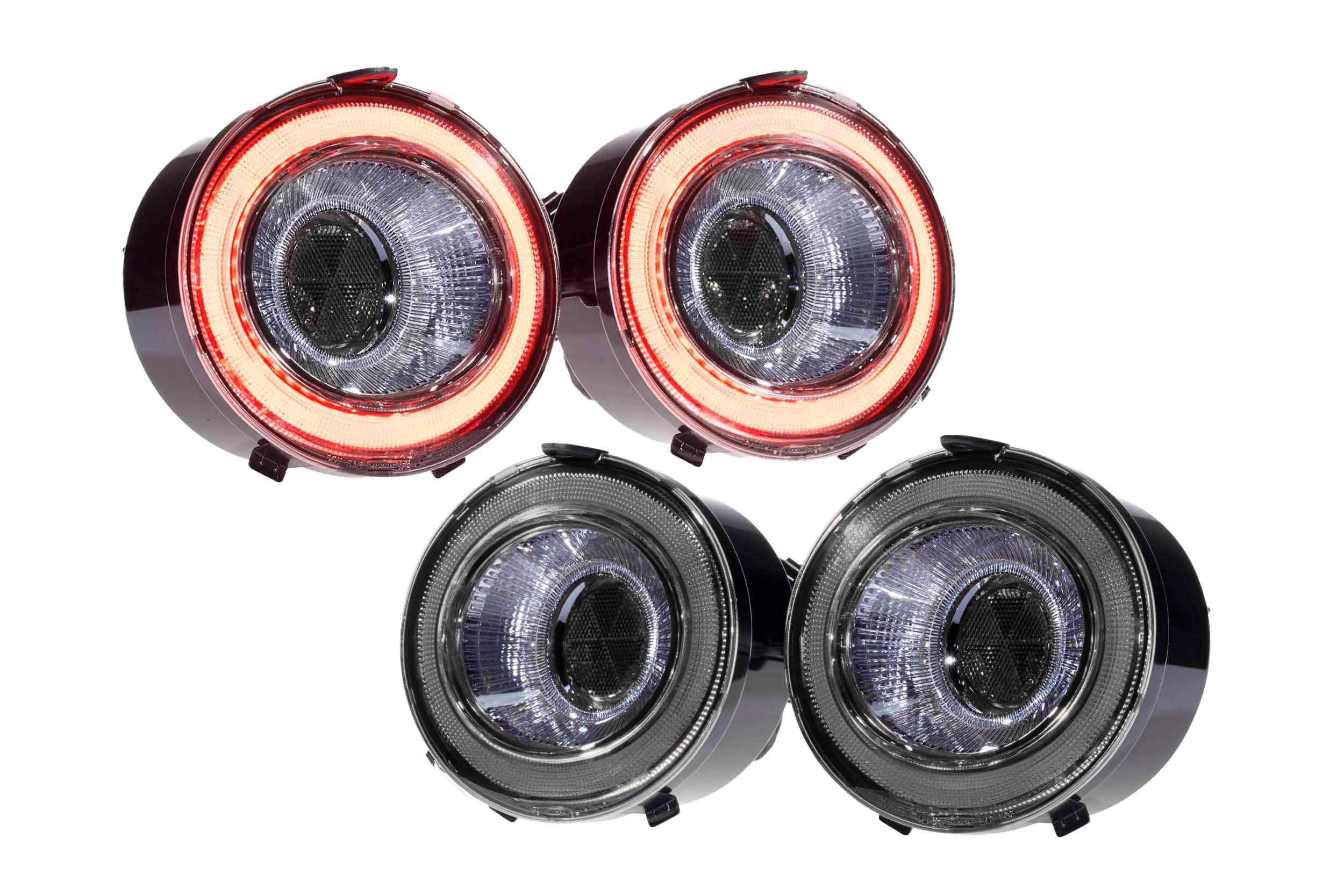 2005-2013 Corvette C6 Morimoto XB LED Tail Lights Smoked + Grease