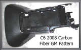 C6 Corvette Hydro-Carbon Center Armrest Console Bezel, GM OEM Direct Replacement