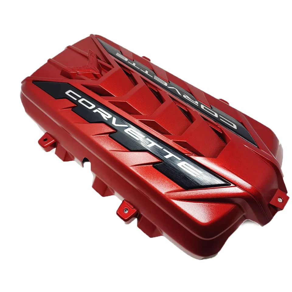 C8 Corvette Stingray LT2 Engine Appearance Cover, RED