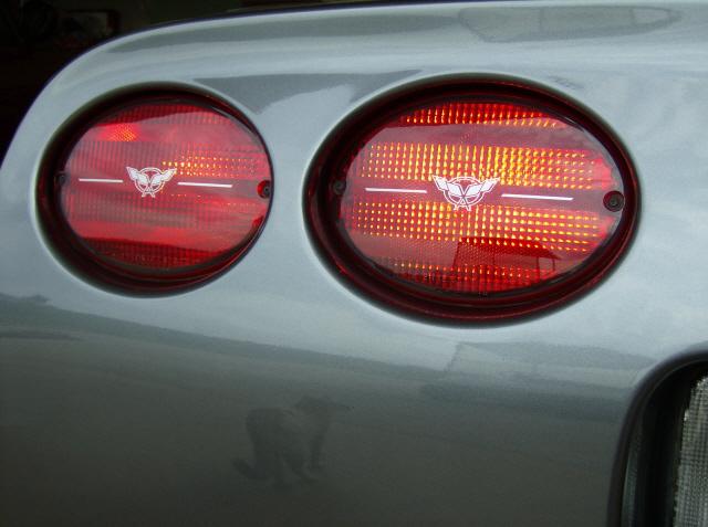 C5 CORVETTE Tail Light & 3rd Brake Lens Decal Package