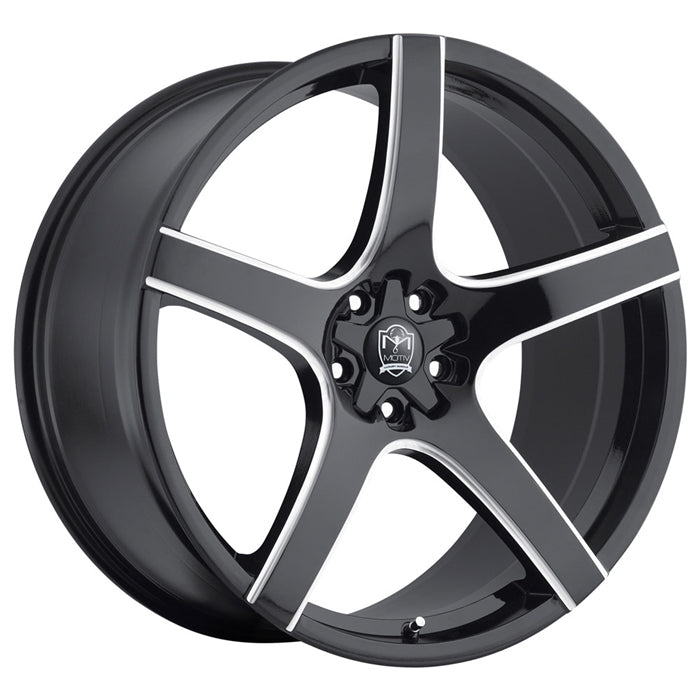 MOTIV 410MB Maranello Camaro Wheels - Gloss Black w-Milled Accents