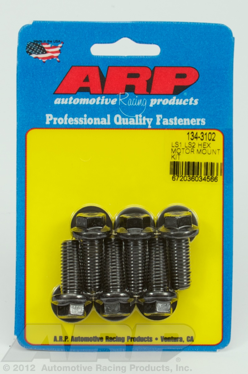 ARP Motor Mount Hex Bolt Kit LS1/LS2