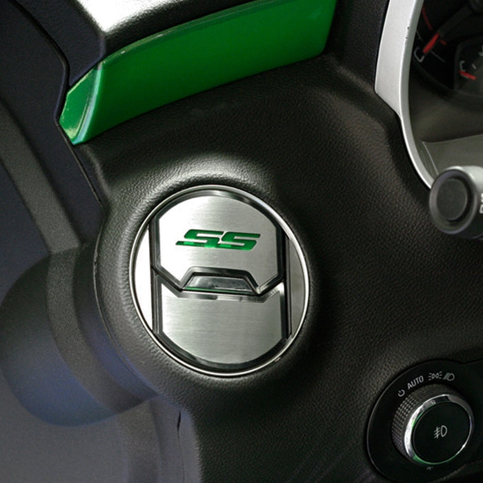 2010-2013 Camaro - A-C Vent Duct Covers Deluxe "SS" 8Pc - Brushed-Polished