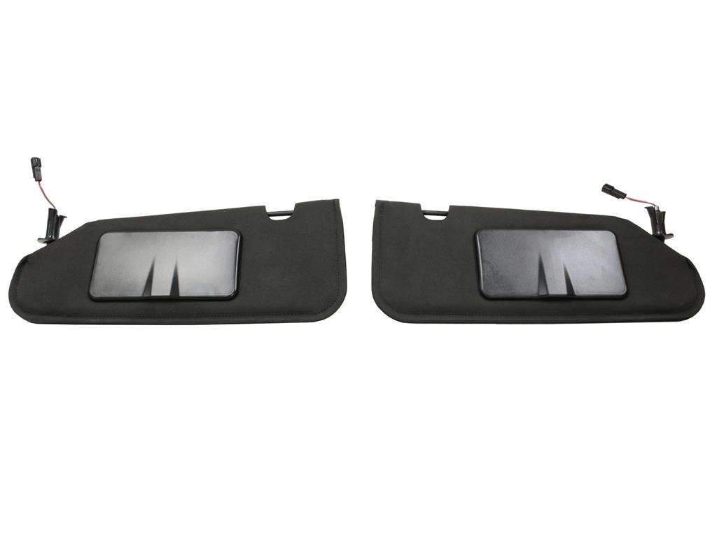 2005-2013 C6 Corvette Sunvisor With Lighted Vanity Mirror Pair - CA