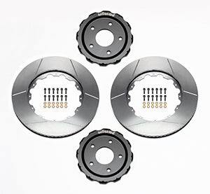 1997-2013 C5 C6 Corvette Front 2 Piece 14" Rotors - Slotted