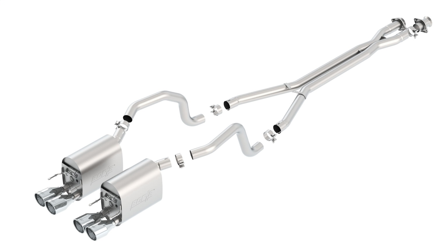 S-Type II Cat-Back Exhaust System, 2009-2011 Corvette C6 6.2L V8 Automatic/Manua