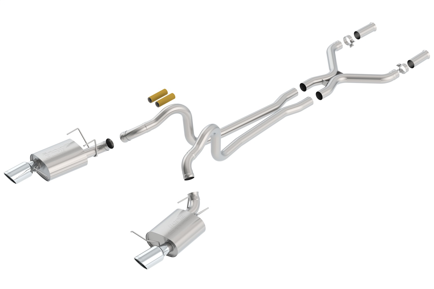 S-Type Cat-Back Exhaust System, 2013-2014 Mustang GT/2013-2014 Boss 302, 5.0L V8