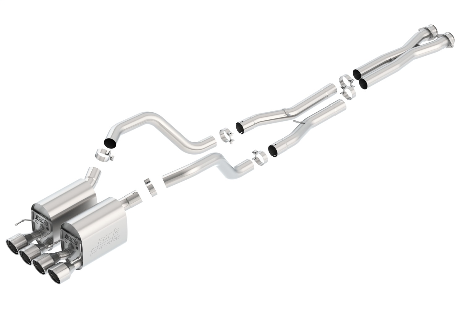 S-Type II Cat-Back Exhaust System, 2006-2011 Corvette C6 Z06/ZR1 7.0L/6.2L V8 Ma