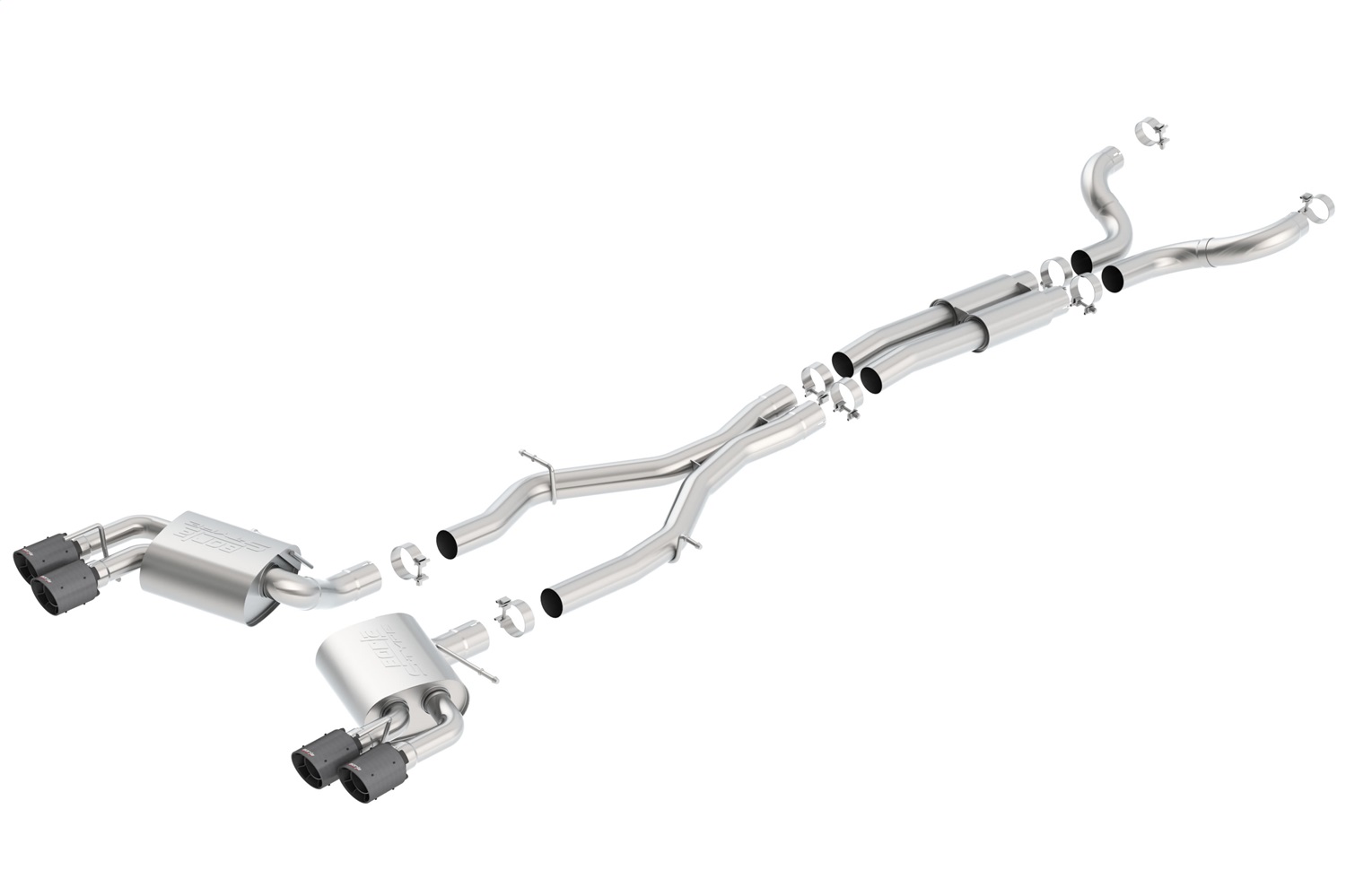 S-Type Cat-Back Exhaust System, 2016-2020 Camaro SS 6.2L V8 Auto./Manual Trans.