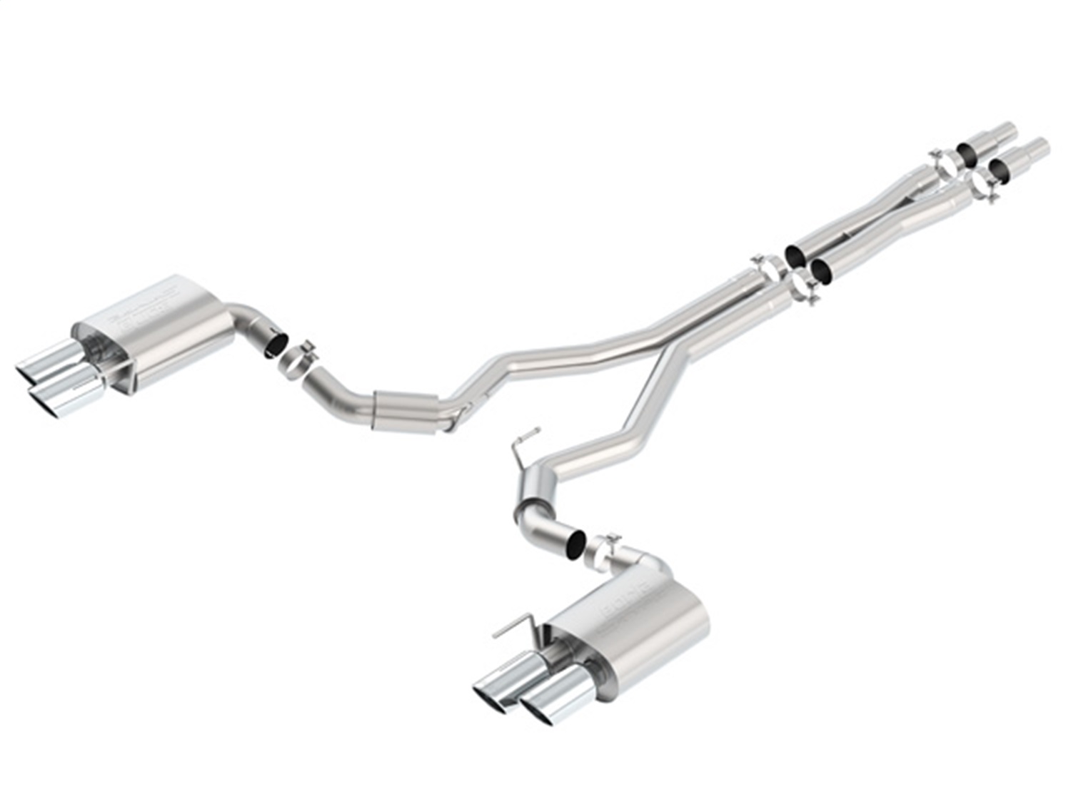 S-Type Cat-Back Exhaust System, 2018-2021 Mustang GT 5.0L V8 Automatic/Manual Tr