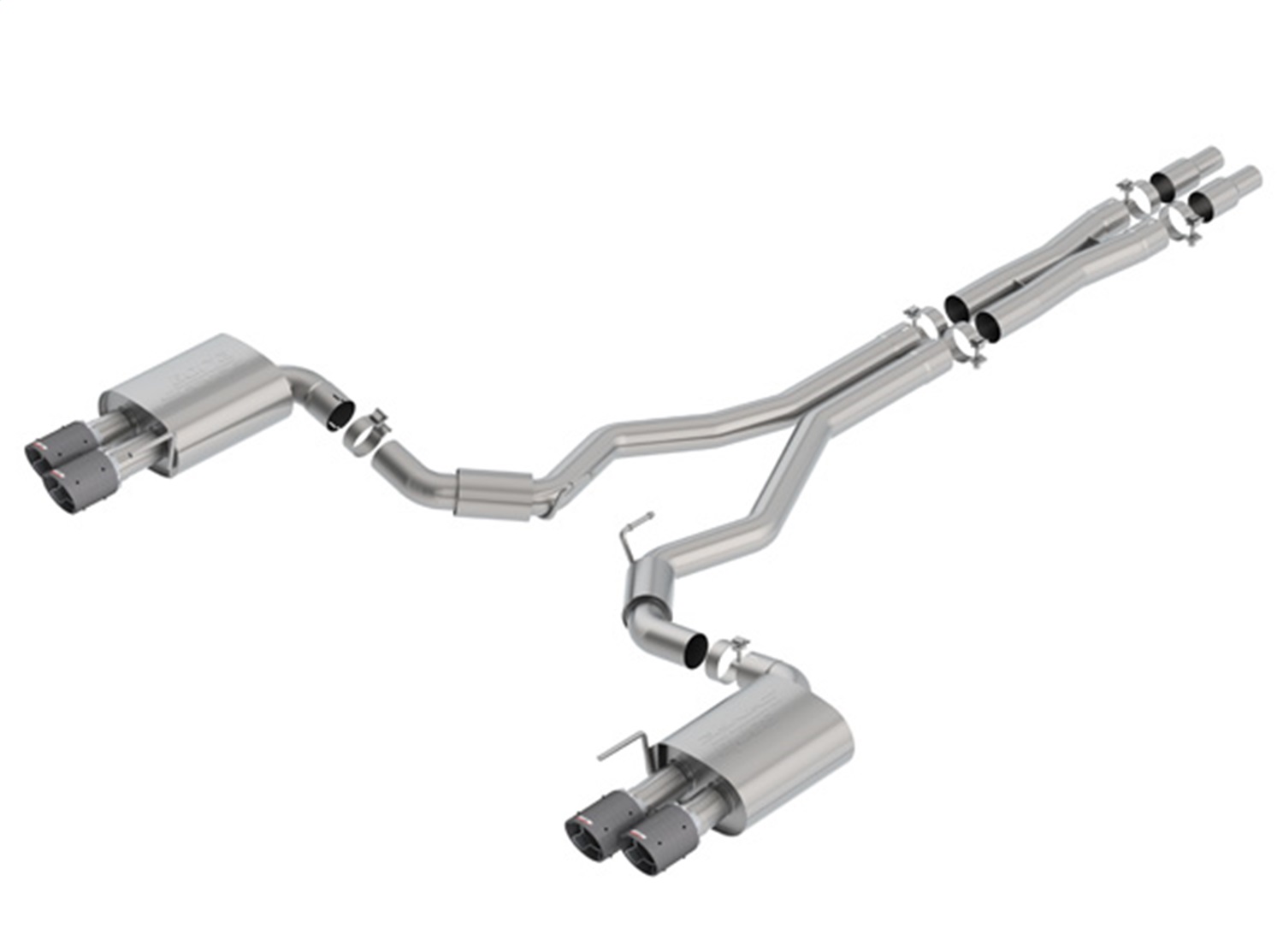 S-Type Cat-Back Exhaust System, 2018-2021 Mustang GT 5.0L V8 Automatic/Manual Tr