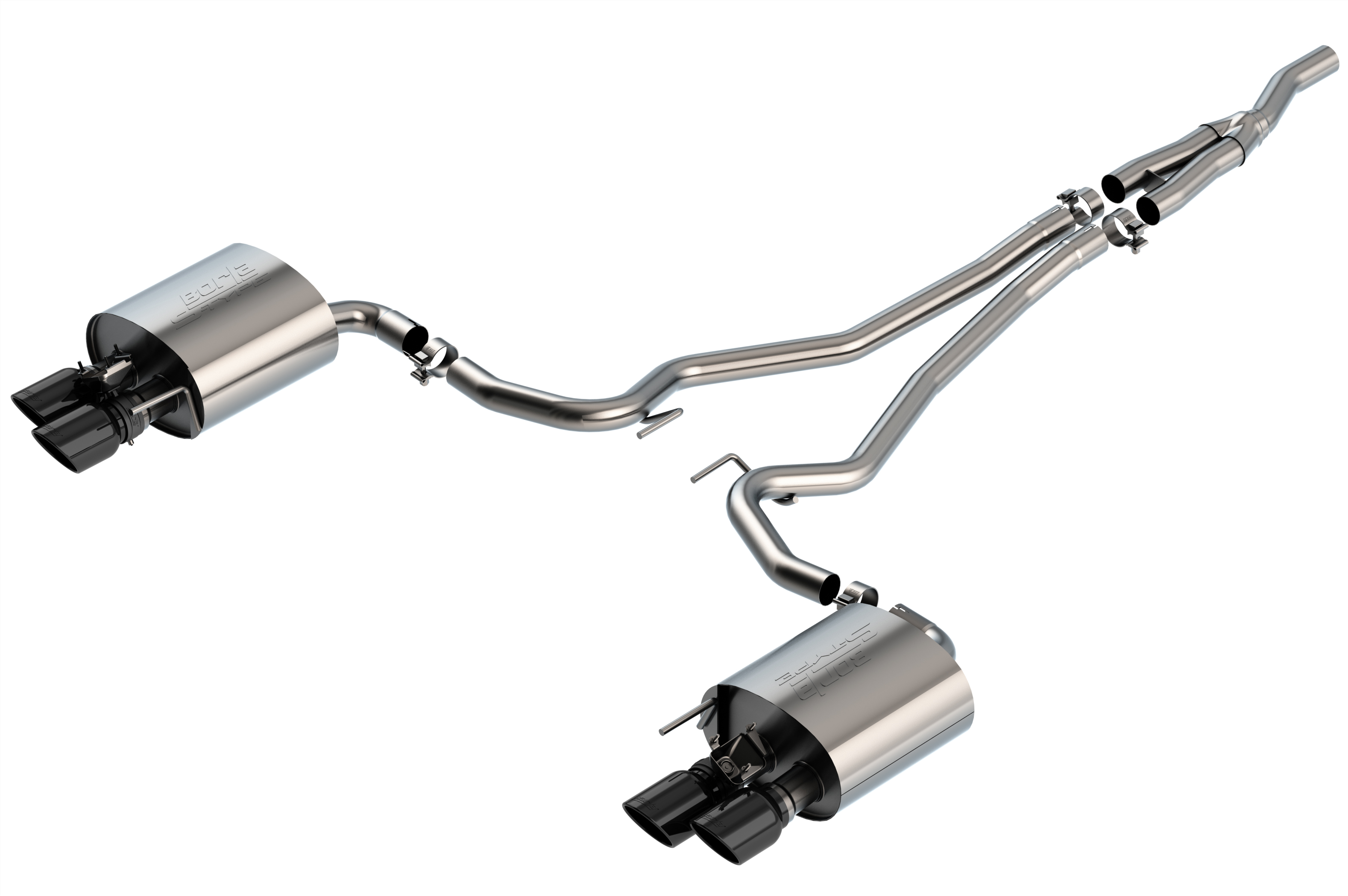 S-Type Cat-Back Exhaust System, 2019-2020 Mustang 2.3L EcoBoost, Automatic/Manua