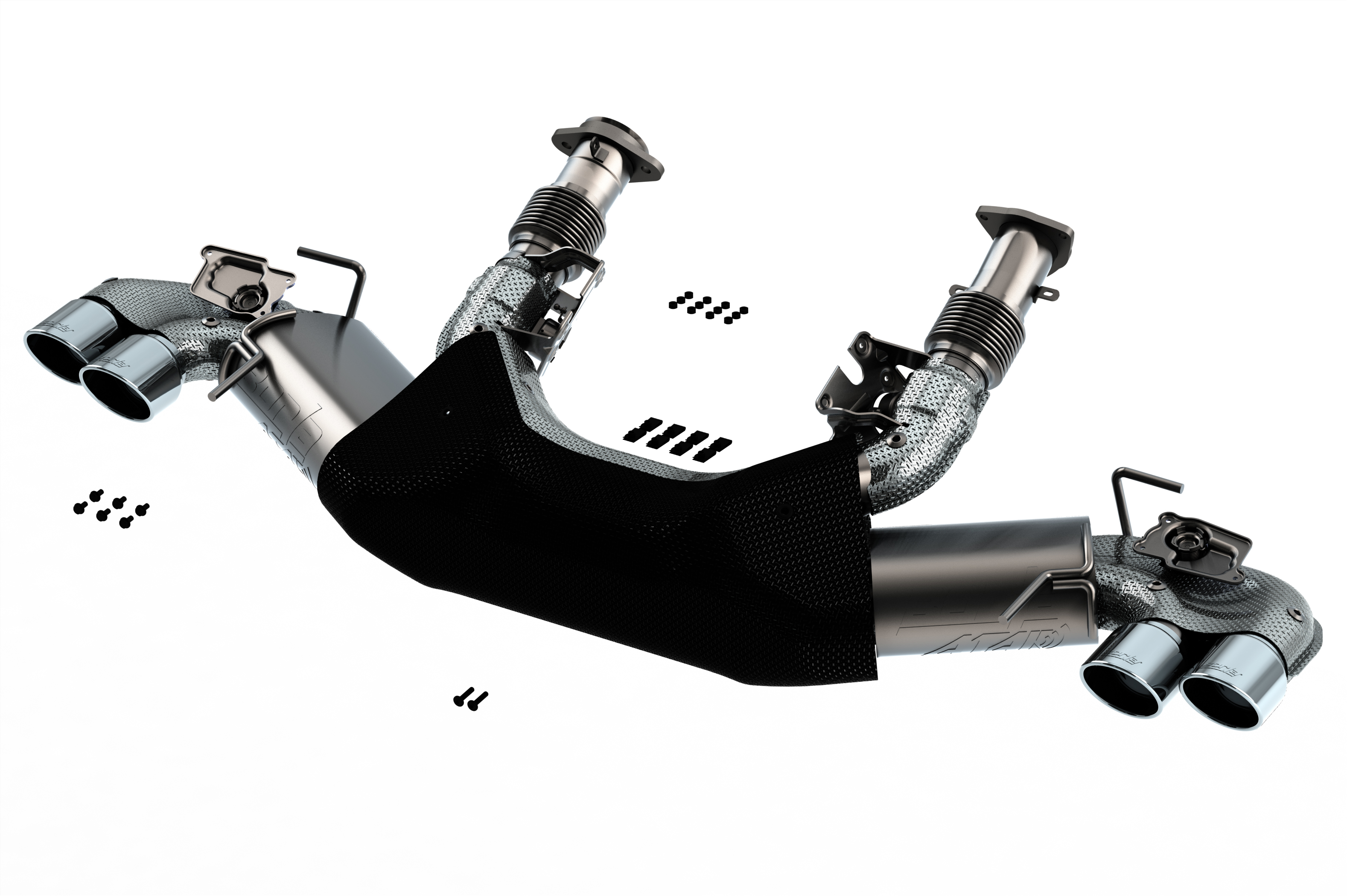 ATAK Axle-Back Exhaust System 2020-2024 Corvette C8 6.2L V8 Automatic Transmissi