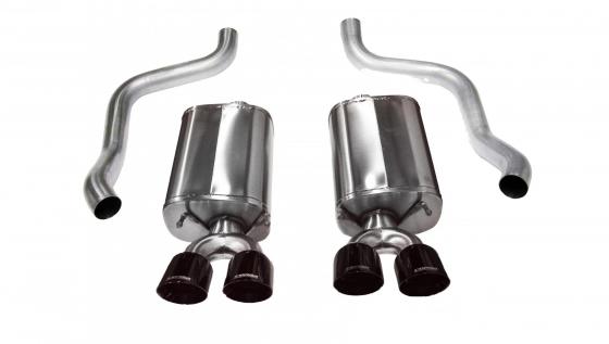 2.5 Inch Axle-Back Sport Dual Exhaust 3.5 Inch Tips 09-13 Corvette 6.2L Stainless Steel Corsa Performance