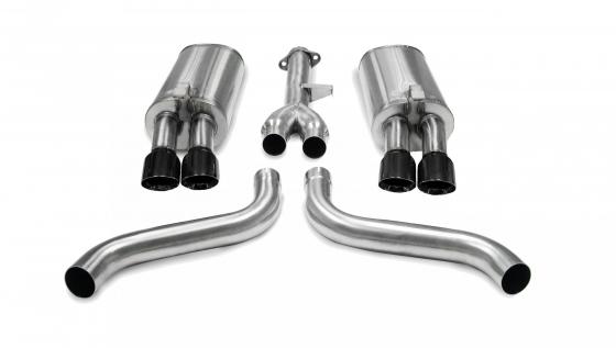 2.5 Inch Cat-Back Sport Dual Exhaust 3.5 Inch Tips 86-91 Corvette C4 5.7L V8 L98 Stainless Steel Corsa Performance