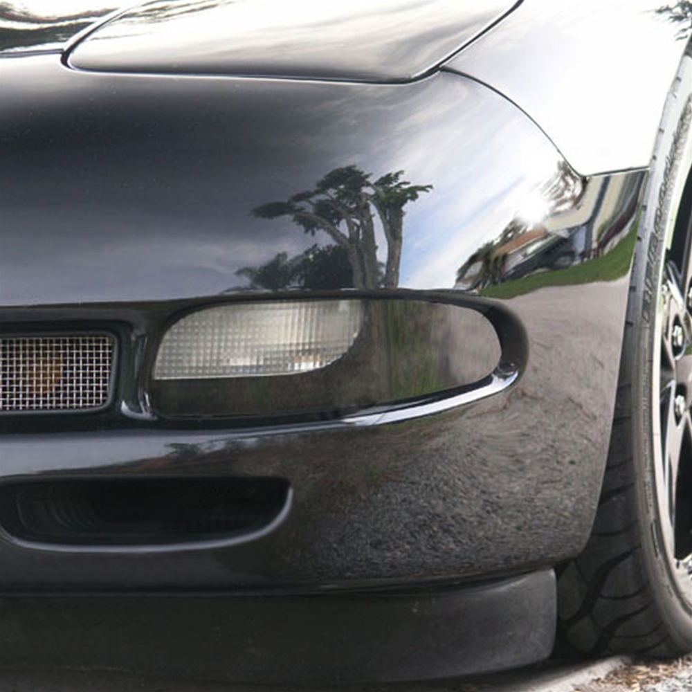 1997-2004 C5 & Z06 Corvette Acrylic Front Turn Signal "Cut Out" Blackout Kit 2 Pc.