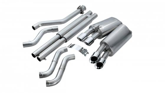 2.5 Inch Cat-Back Sport Dual Exhaust 3.5 Inch Tips 1996 Corvette C4 5.7L V8 LT1/LT4 Stainless Steel Corsa Performance