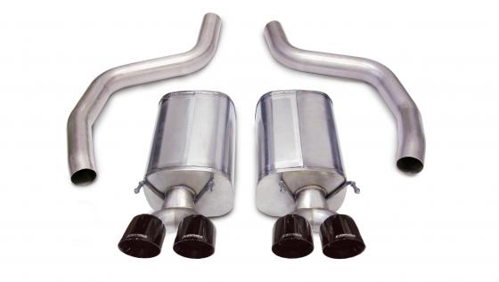 3.0 Inch Axle-Back Sport Dual Exhaust Twin 4.0 Inch 06-13 Corvette Z06 7.0L/ZR1 6.2L Stainless Steel Corsa Performance