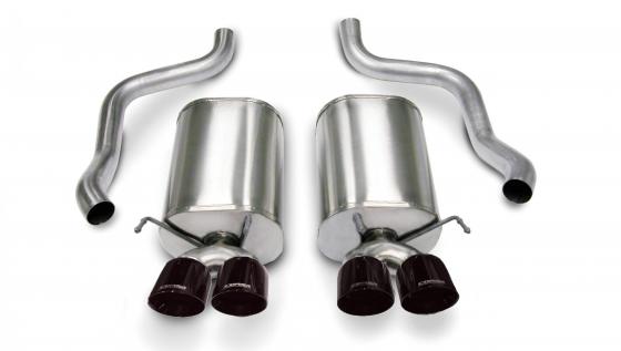 2.5 Inch Axle-Back Sport Dual Exhaust 3.5 Inch Tips 05-08 Corvette 6.0L/6.2L Stainless Steel Corsa Performance