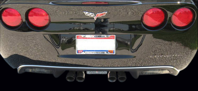 C6/Z06 Rear Valance Chrome Trim