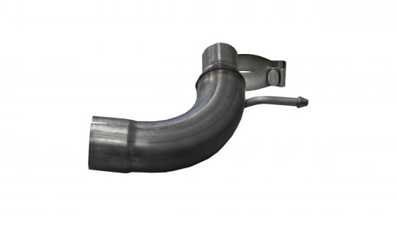 2.35 Inch Exhaust Downpipe Adapter Allows P/N 14344 To Fit Stock Cat-Back 15-17 Mustang Fastback EcoBoost 2.3T Corsa Performance