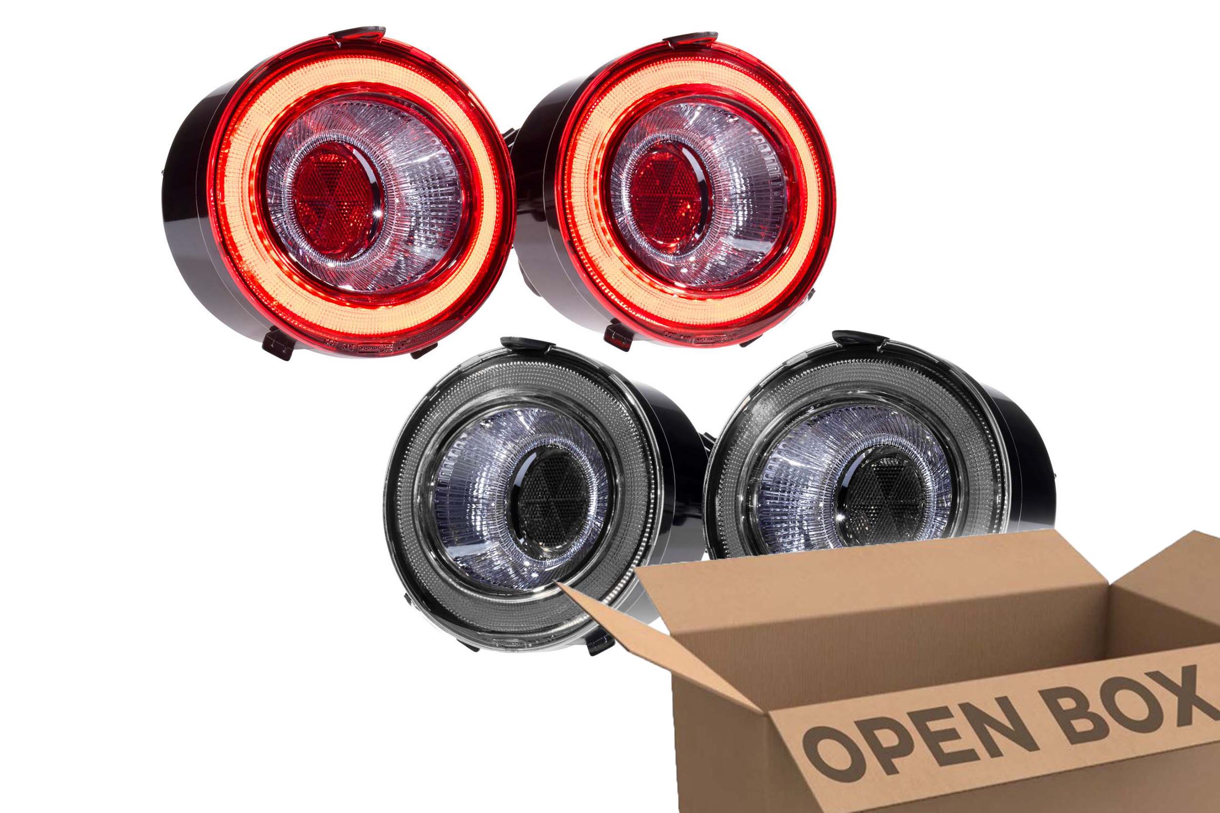 2005-2013 Corvette C6 Morimoto XB Gen II LED Tail Lights Open Box Grade A Smoked