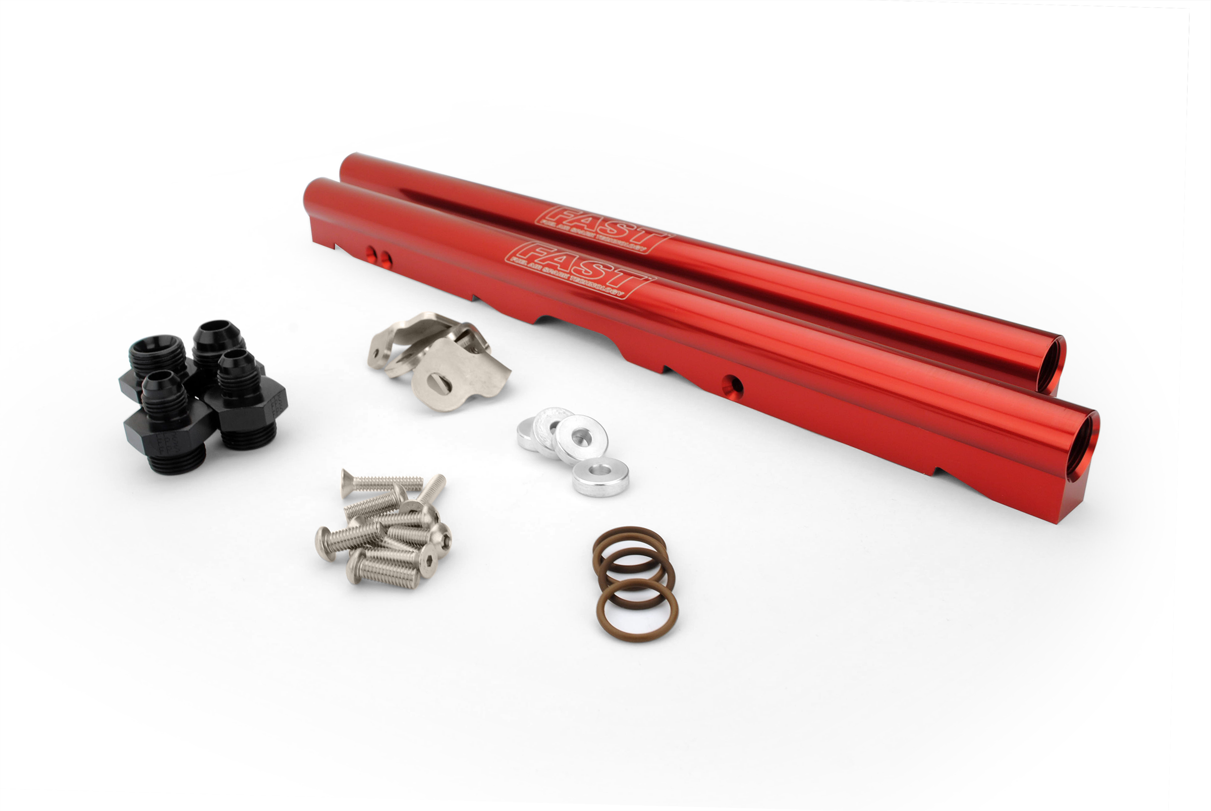 Chevrolet  '99-2010 GM LS truck engines  FAST, LSXrt Red Billet Fuel Rails