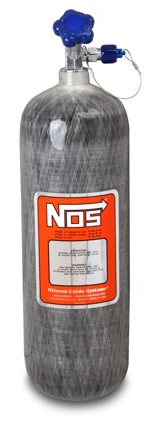 Nitrous Oxide Bottle, NOS Bottles, CARBON FIBER BOTTLE 12.8 LB