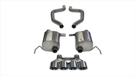 2.75 Inch Axle-Back Xtreme Dual Exhaust Quad 4.5 Inch 17-Present C7 Corvette Grand Sport/Z06/ZR1 6.2L V8 Stainless Steel Corsa P