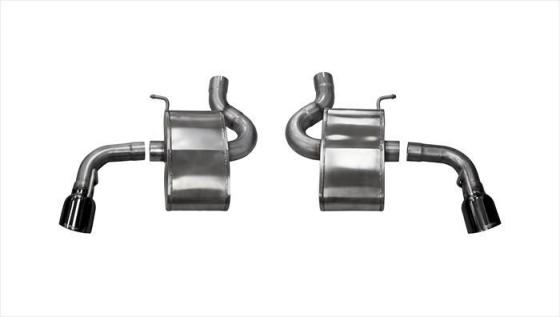 2.75 Inch Axle-Back Xtreme Black Dual Exhaust 4.5 Inch 16-23  Camaro SS 6.2L V8 Stainless Steel Corsa