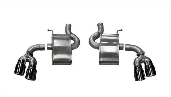 2.75 Inch Axle-Back Sport Dual Exhaust 4.0 Inch 16-123 Camaro SS/17-18 Camaro ZL1 6.2L V8 Stainless Steel Corsa
