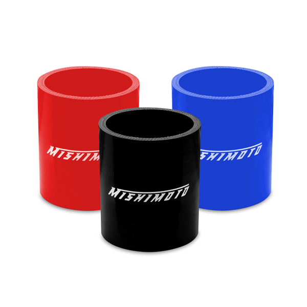 Mishimoto 2.25in Straight Coupler, Various Colors, Black